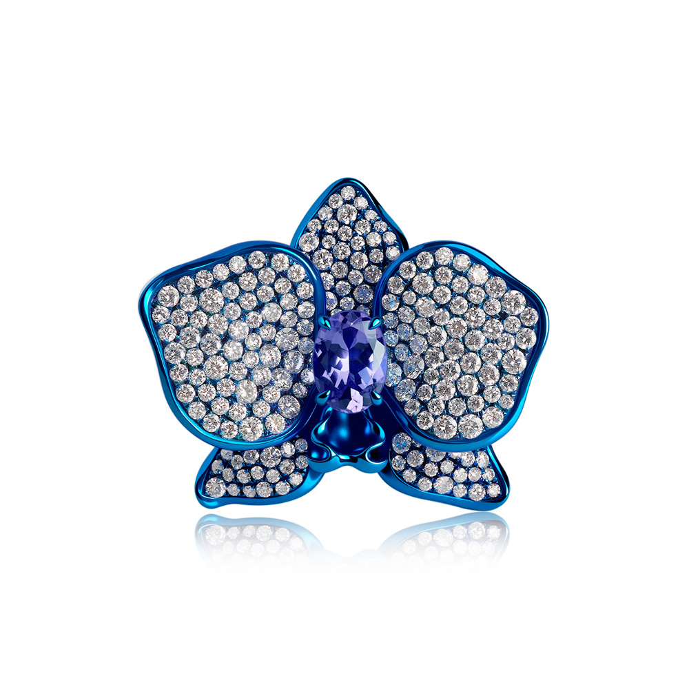 Titanium Orchid Ring - Image 1